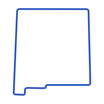 Outline of the state of New Mexico